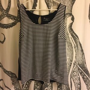 SOLD Lane Bryant 22/24 Black and White Striped Top